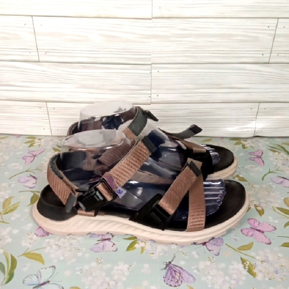 Ecco Exowrap 3S Sandals 3 Strap Closure Hiking Waterproof Womens 9-9.5 - Picture 1 of 7